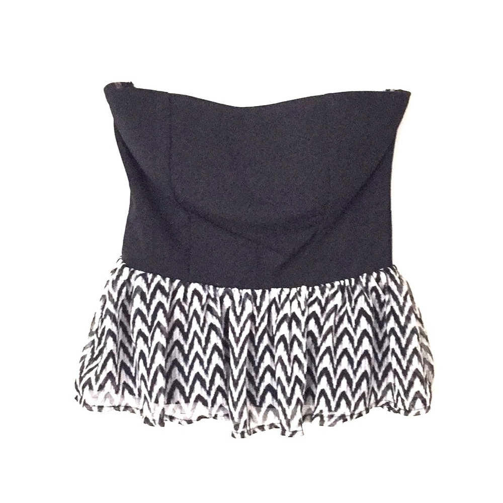 Charlotte Russe Peplum Crop Top